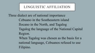 affiliation in Tagalog .